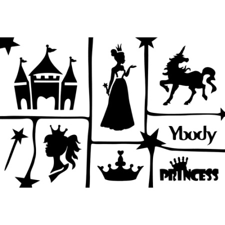 gsb59-53006 a5 theme stencil princess